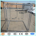 Puerta de la cerca del acoplamiento de cadena del PVC / jaula al aire libre del perro